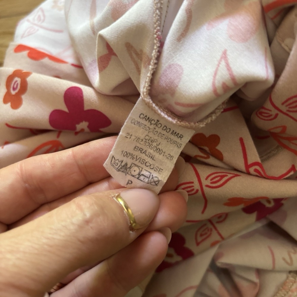 Vanessa Tobler Garden‎ Floral Maxi Dress Women's P Small Buttons Feminine Brunch - Picture 10 of 11